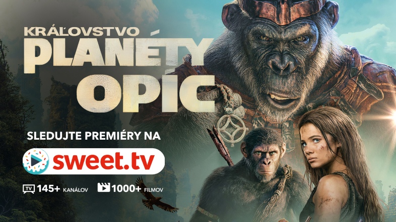 "Kráľovstvo planéty opíc" na SWEET.TV: fascinujúce fakty a linky na sledovanie
