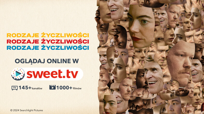 Obejrzyj niesamowity film „Rodzaje życzliwości” z gwiazdorską obsadą w SWEET.TV. Dowiedz się więcej o filmie, który na pewno Cię zachwyci.