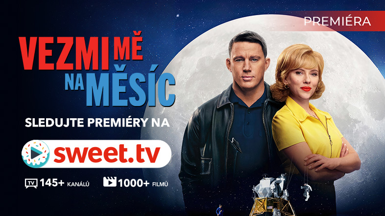 Nejlepší film pro večer ve dvou. „Vezmi mě na Měsíc“ se Scarlett Johansson a Channingem Tatumem je dostupný na SWEET.TV