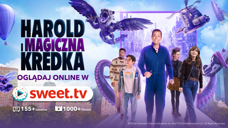Włącz bajkową opowieść „Harold i magiczna kredka” w SWEET.TV