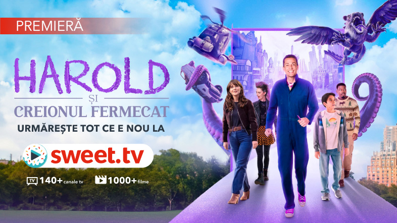 Vizionați povestea fantastică „Harold și creionul fermecat (Harold and the Purple Crayon”) la SWEET.TV