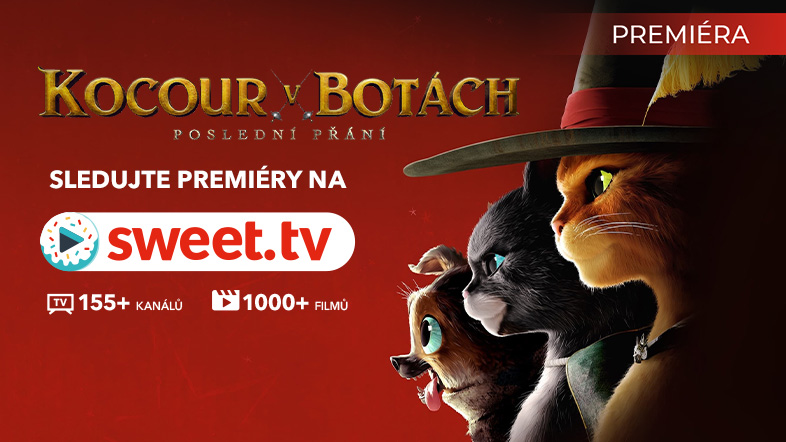 Sledujte Kocour v botách: Poslední přání na SWEET.TV