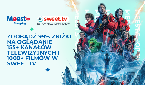 Tylko dla widzów SWEET.TV! Kod promocyjny od Meest Shopping na dostawę z zagranicznych sklepów internetowych!