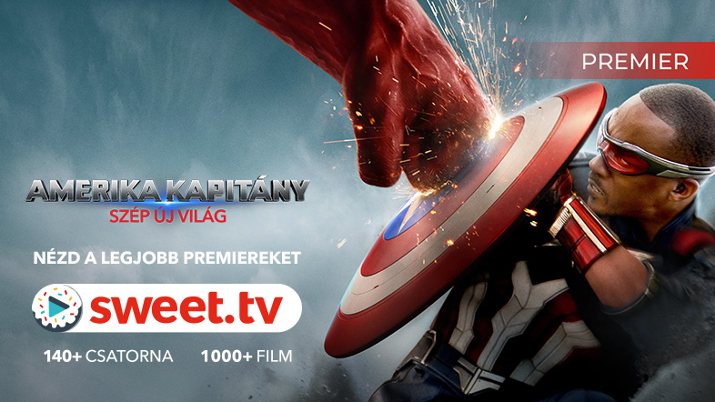 Amerika Kapitány: Szép új világ a SWEET.TV-n – új hős érkezik