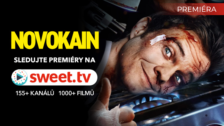 Akční komediální thriller „Novokain“ je nyní k vidění na SWEET.TV. Není to superhrdina – jen necítí bolest.