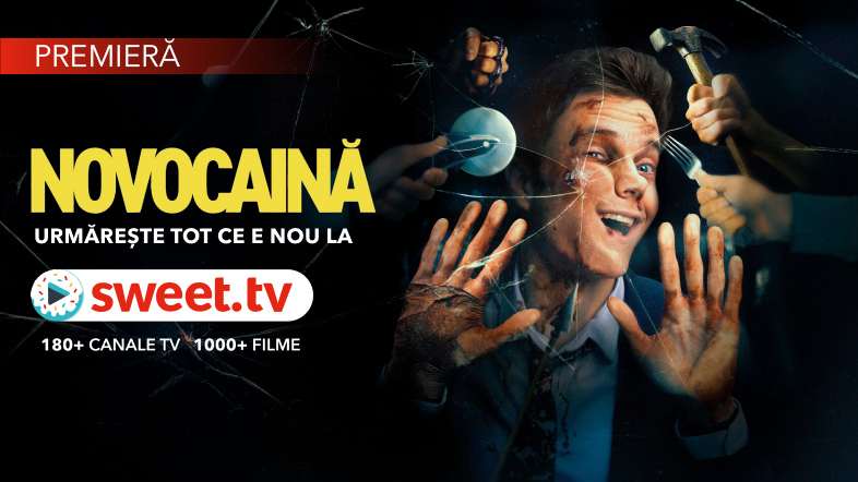Comedia thriller plină de acțiune „Novocaină” este acum disponibilă la SWEET.TV. El nu este un supererou – doar nu simte durerea