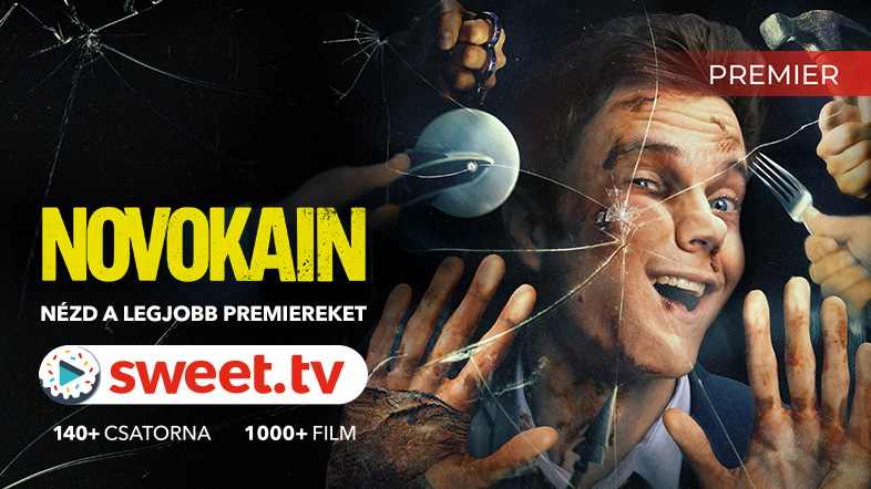 A „Novokain” című akciódús vígjáték-thriller már streamelhető a SWEET.TV-n!