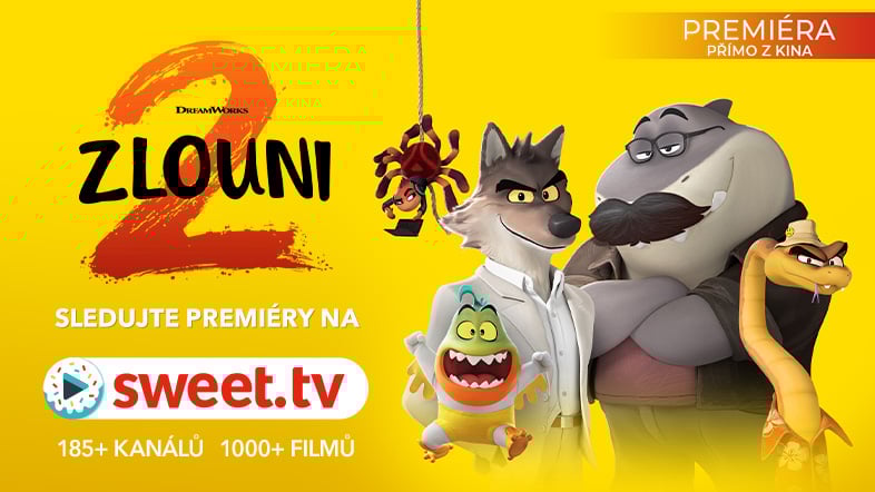 „Zlouni 2“ na SWEET.TV: více humoru, akce a zvratů