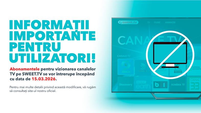 INFORMAȚII IMPORTANTE