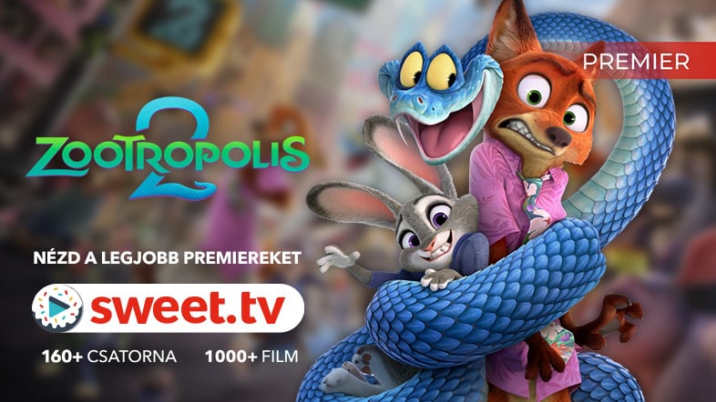Nézd a Zootropolis 2-t a SWEET.TV-n!