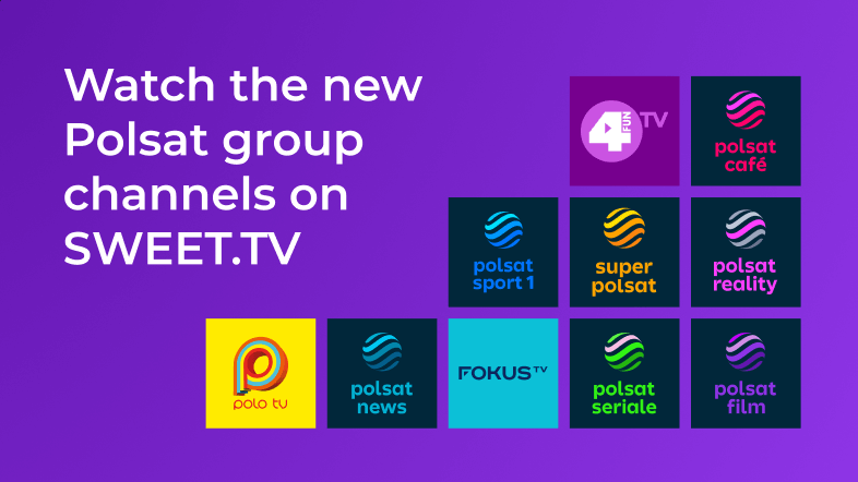 Revolution on SWEET.TV platform: Polsat channels join the offer!