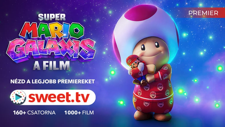 Nézd meg a Super Mario Galaxis: A filmet a SWEET.TV-n!