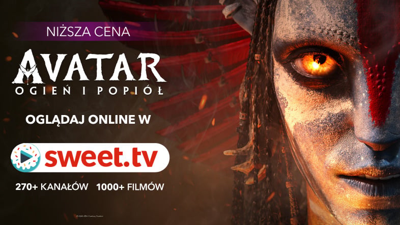 „Avatar: Ogień i popiół” w SWEET.TV – epicka przygoda w niższej cenie