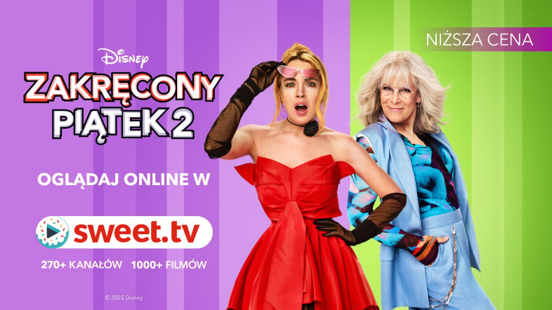 Włącz „Zakręcony piątek 2” w niższej cenie w SWEET.TV!