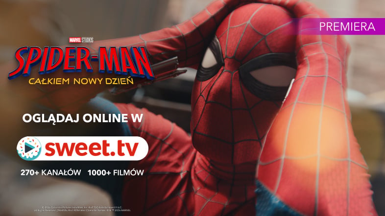 Premiera „Spider-Man: Całkiem nowy dzień” - kolejny rozdział kultowej serii już dostępny w SWEET.TV!