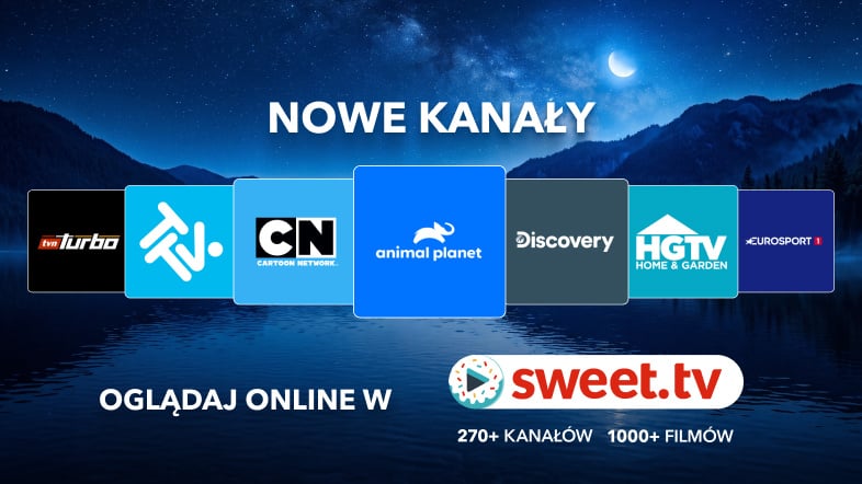 Bogactwo nowych możliwości – kolejne kanały TVN Warner Bros. Discovery dołączają do oferty SWEET.TV!