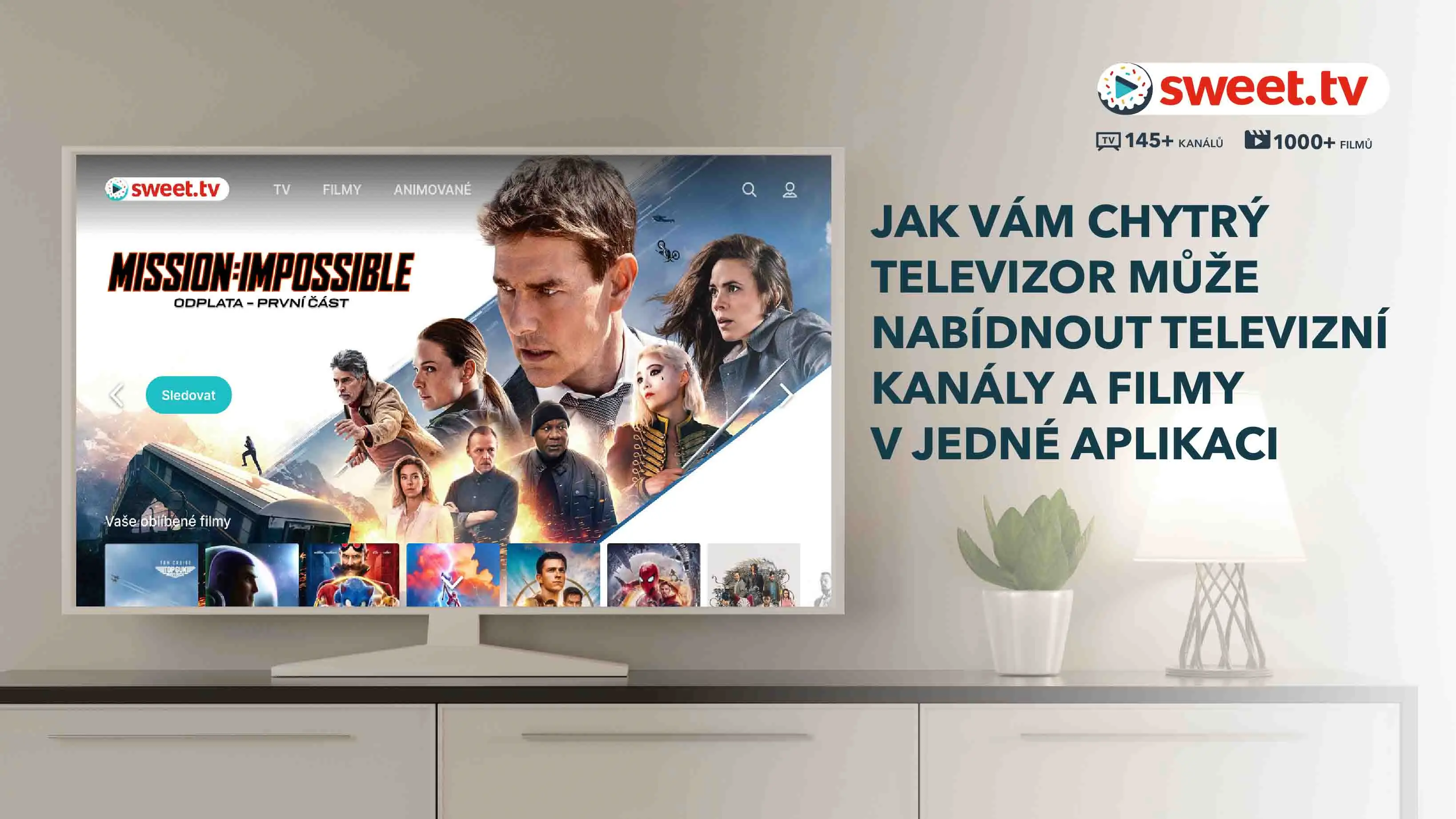 Zlepšete své zážitky se SWEET.TV na Smart TV!