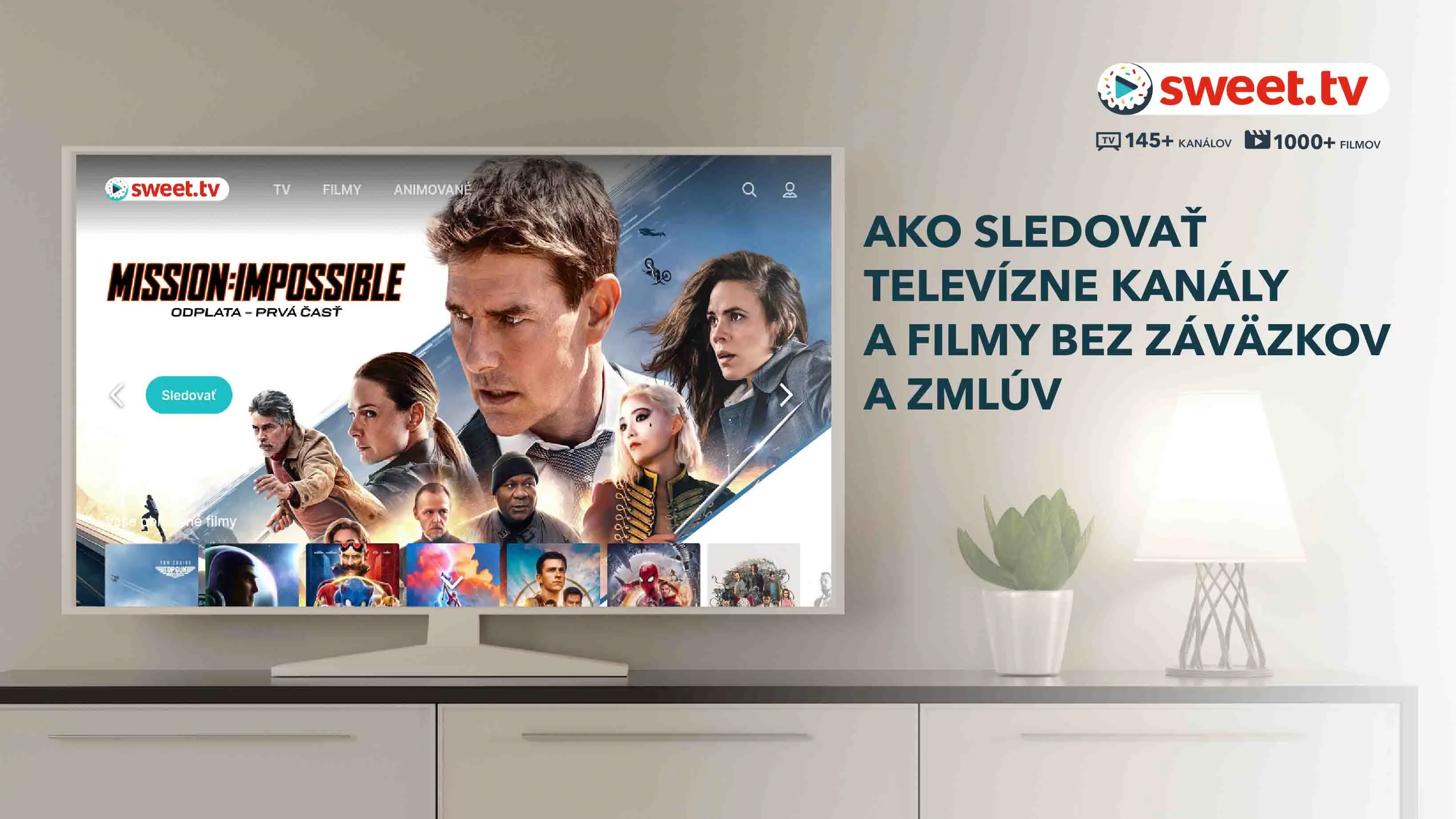 Zlepšite svoje zážitky so SWEET.TV na Smart TV!