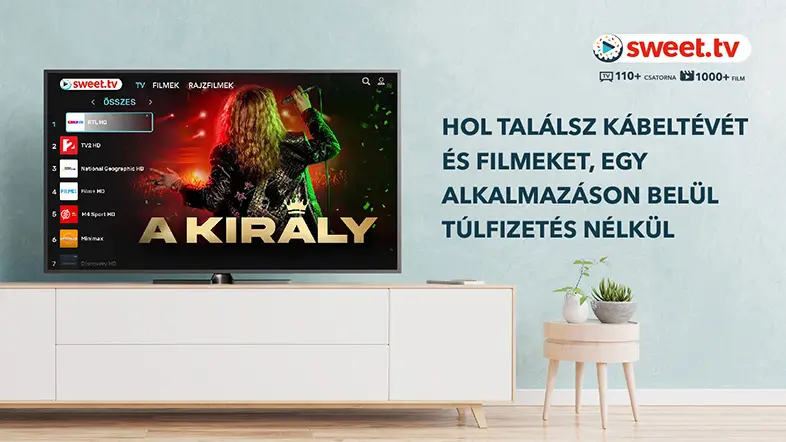 SWEET.TV: Az Ön mindent egyben kínáló prémium szórakoztató streaming platformja