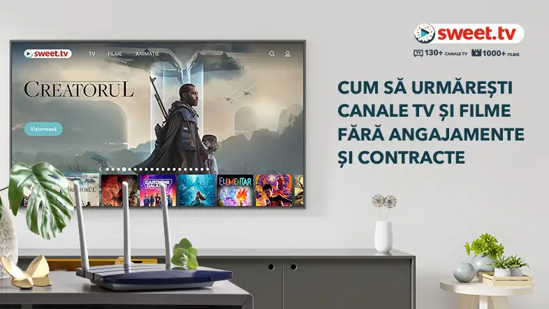 Fără obligații: Experiență de înregistrare ușoară și fără compromisuri cu SWEET.TV