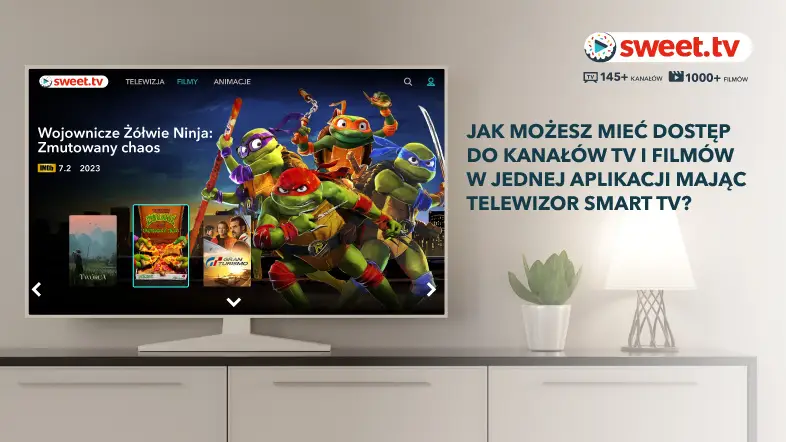 Przenieś doświadczanie rozrywki na wyższy poziom ze SWEET.TV na Smart TV!