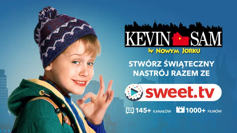 Oglądaj "Kevin sam w Nowym Jorku" w SWEET.TV – wprowadź całą rodzinę w świąteczny nastrój