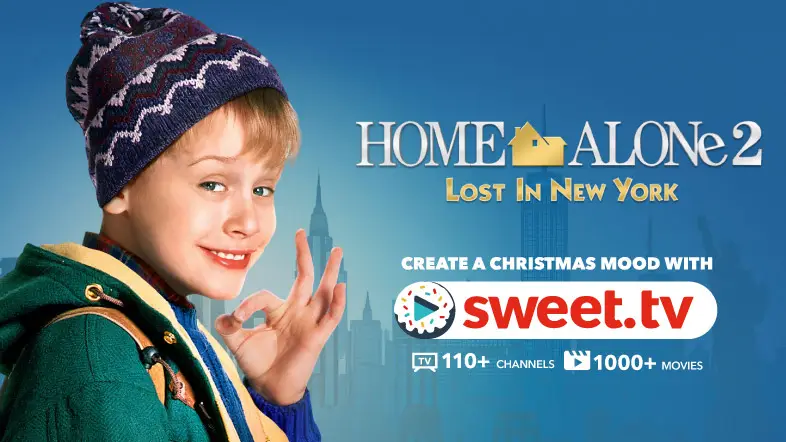 Watch "Home Alone 2: Lost in New York" on SWEET.TV – Set the Holiday Mood for the Whole Family