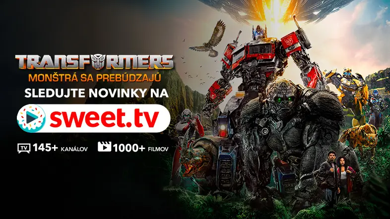 Pozrite si jeden z najveľkolepejších filmových trhákov roku 2023: Transformers: Monštrá sa prebúdzajú na SWEET.TV