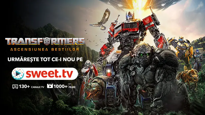 Urmărește una dintre cele mai spectaculoase superproducții din 2023: “Transformers: Ascensiunea bestiilor” online pe SWEET.TV