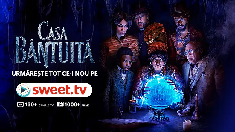 O comedie care-ți îngheață sângele. Urmărește “Casa bântuită” online pe SWEET.TV