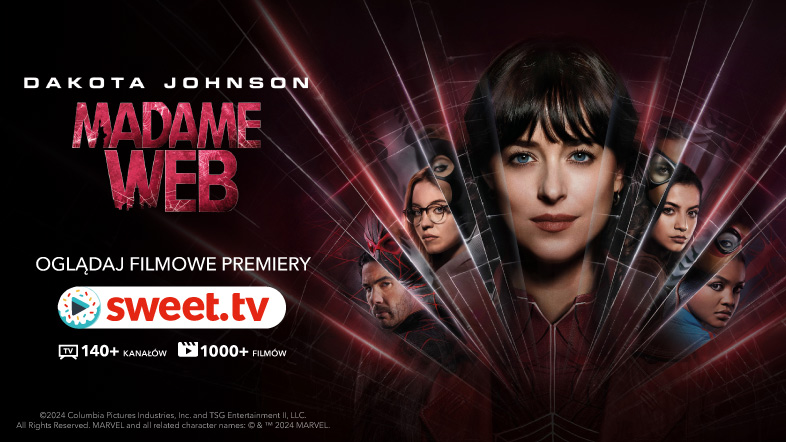 Film superbohaterski "Madame Web" dostępny online w SWEET.TV. Ciekawostki o filmie