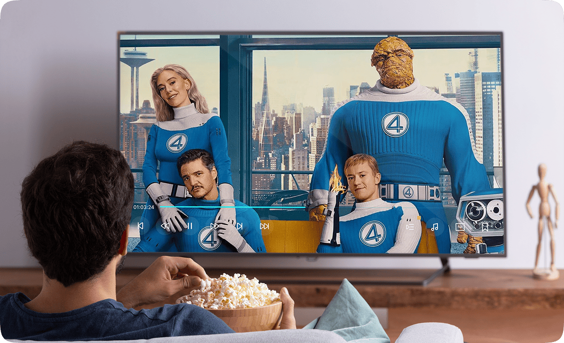 Boy watching tv image